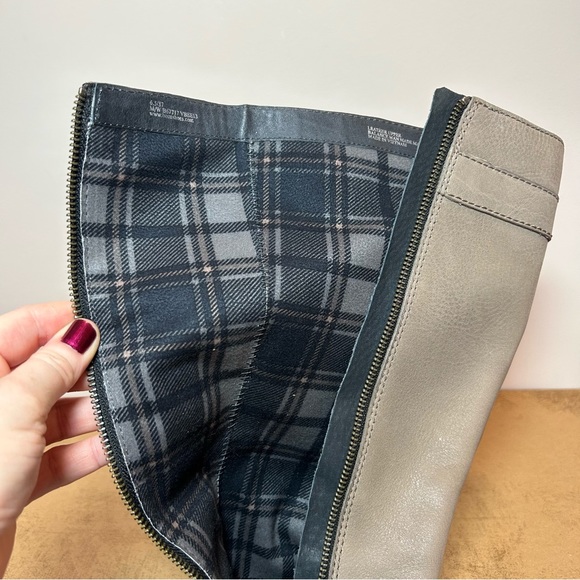 Born Natasha Taupe Leather Boots Sz 6.5 EUC - Picture 8 of 13